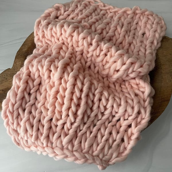 Image of Blush Pink Bump Blanket