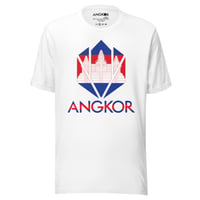 Image 1 of Cambodia Flag Logo Tee - White 