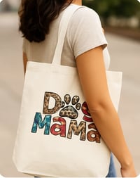 Dog Mama Reusable Tote Bag