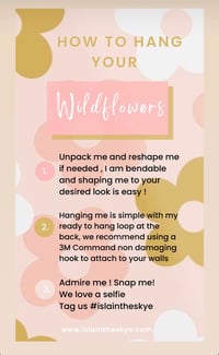 Image 3 of Pretty in Pink Wildflower Trio + Single options