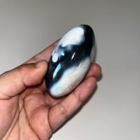Image 5 of Orca Agate Palm Stone