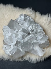 Image 9 of Grey Phantom Quartz Points Cluster #2244