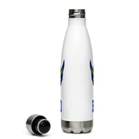 Image 4 of BOSSFITTED Neon Green and Blue Stainless Steel Water Bottle