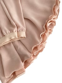 Image 4 of Two layers reversible chiffon rehearsal circle skirt 