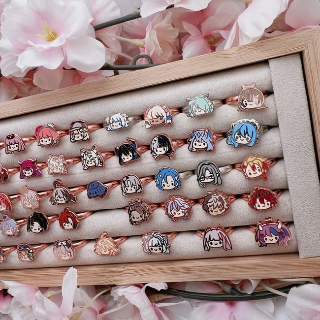 Enamel Rings [ Hololive / Holostars ]