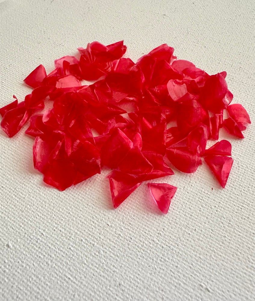 Image of Dyed fish scales - Neon pink
