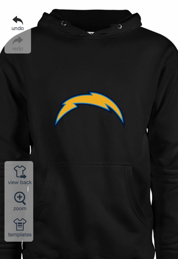 Image of Chargers hoodie 