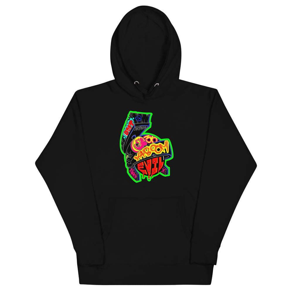 Kaboom Black Unisex Hoodie