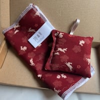 Image 2 of Red Rabbits Japanese Matchy set
