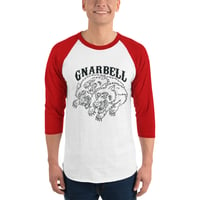 Image of 3/4 sleeve raglan shirt