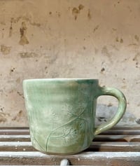 Image 2 of Leafy Mug - Jade 