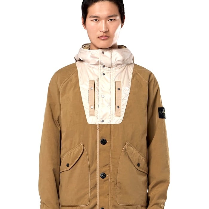 Image of STONE ISLAND  44021 NYLON PANAMA WITH SILK LIGHT