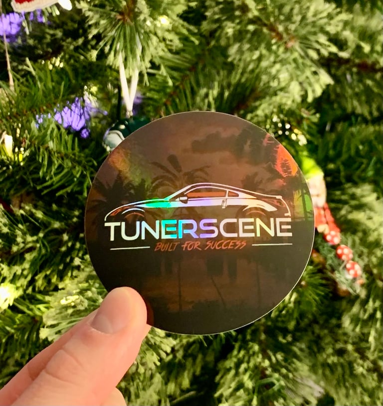 Holographic Tropical Sticker