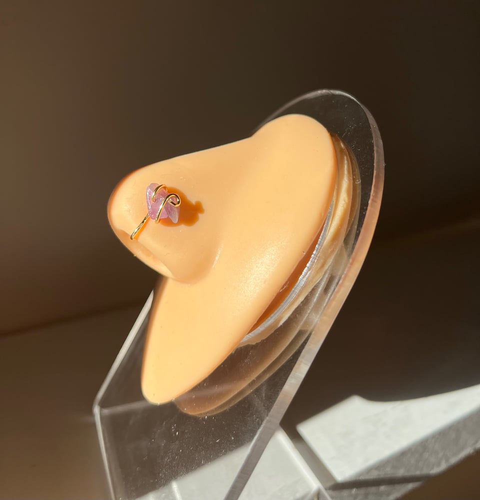 Image of Amethyst Nose Cuff