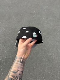 Image 3 of PARTLY CLOUDY DARK SIDE OF THE MOON PHILLIES CUSTOM FITTED CAP