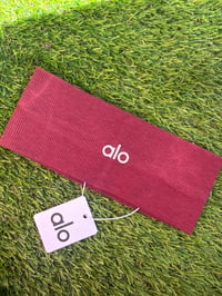 Burgundy headband 