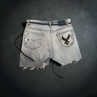 Image 2 of R EAGLE DENIM SHORTS