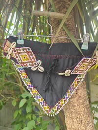 Image 2 of Tribal festival belt white triangle