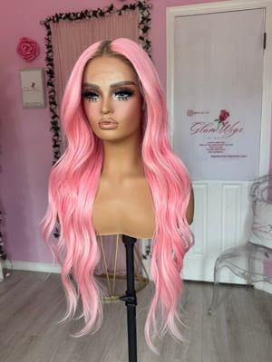 Image of pink waves luxury (ready to ship)