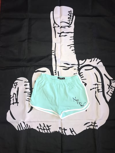 Image of NFY 🍑 Shorts (Mint Green)