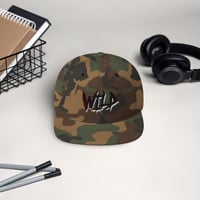 WILD Black White & Blood Snapback