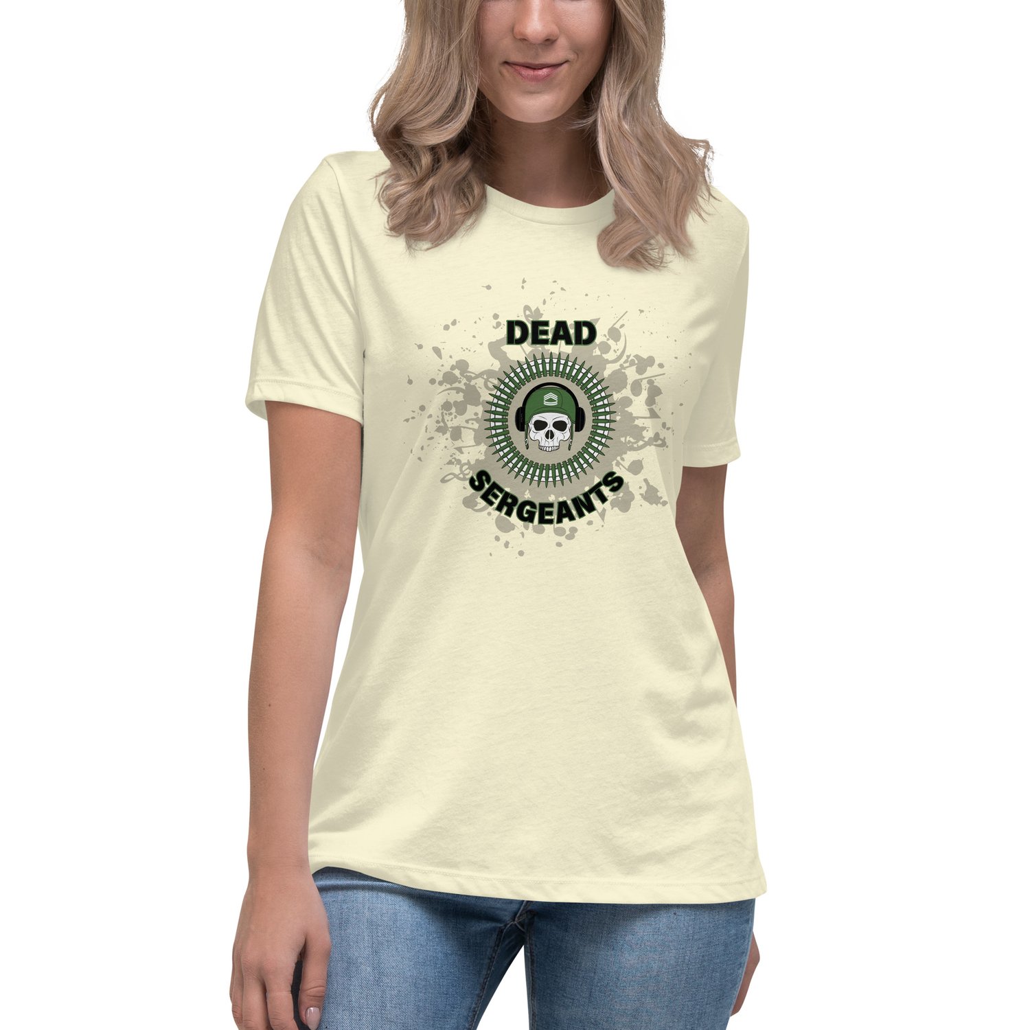 Image of Women's Relaxed T-Shirt Dead Sergeants band tshirt 