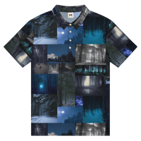 Image 1 of forest nights polo shirt (all over print)