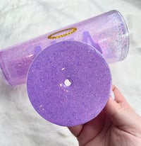 Image 3 of Purple angel Snowglobe Tumbler