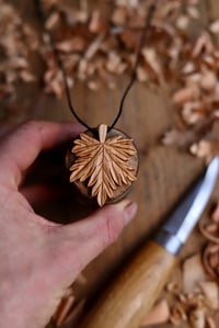 Image 10 of Maple Leaf- Pendant Necklace 