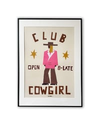 Club Cowgirl A3 print 