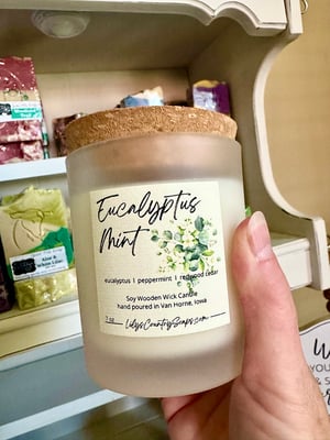 Image of Frosted Glass Soy Candles