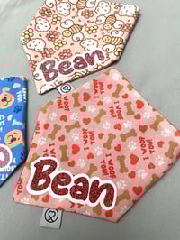 Image 3 of Valentines Personalised Dog Bandanas - Mutts About You/Bees/I Woof You