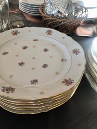 Image 1 of Service 6 assiettes fleurettes 