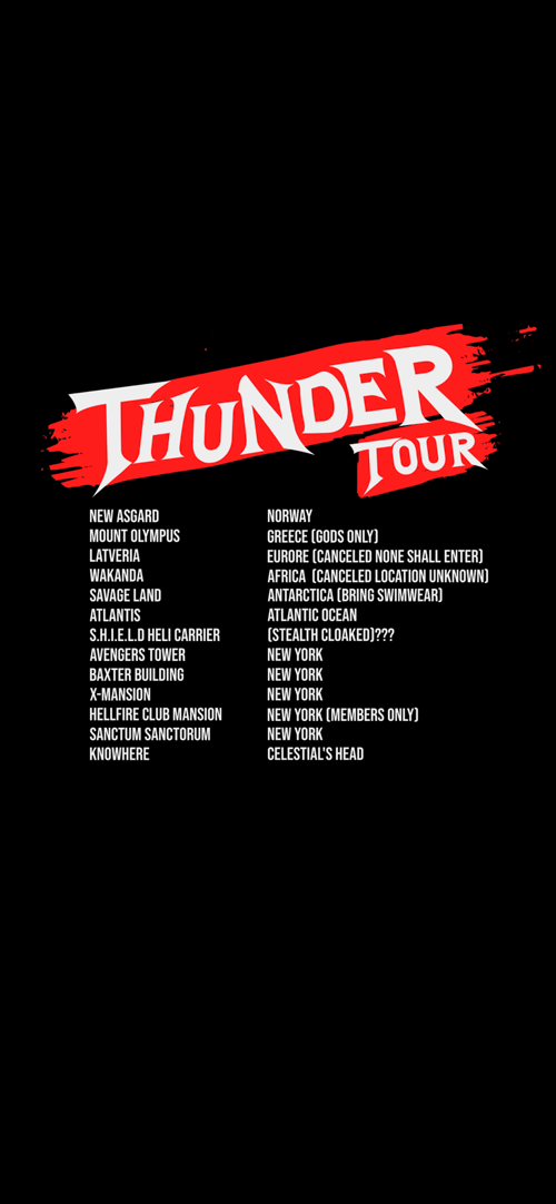 Image of Thunder Tour