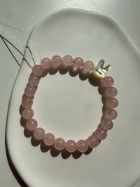 Image 6 of Madagasar Rose Quartz马粉兔兔手链