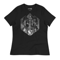 Apsara Logo Women's Relaxed Tee - Black