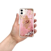 Image 6 of Pastel Pink Tattered Texture Rose Gold Goth Lolita Kawaii Inspired Clear Case for iPhone®