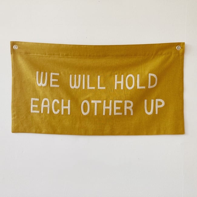 WE WILL Flag - goldenrod