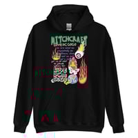 Image 1 of LOVE DC GOGO "LET IT BURN" Dark Unisex Hoodie (see color options)