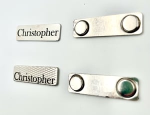 Image of Name badge magnets