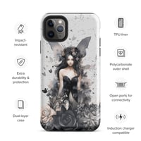 Image 6 of Dark Fairy and Flowers Goth Inspired Mystical Fantasy Tough Case for iPhone®