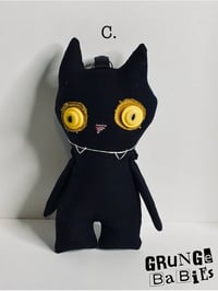 Image 6 of Black Cat Grunge Baby Bag Charms