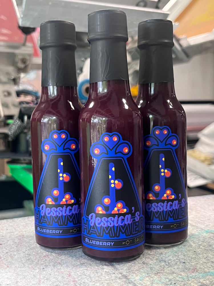 Image of JESSICA’S HAMMER SAUCE- BLUEBERRY! 