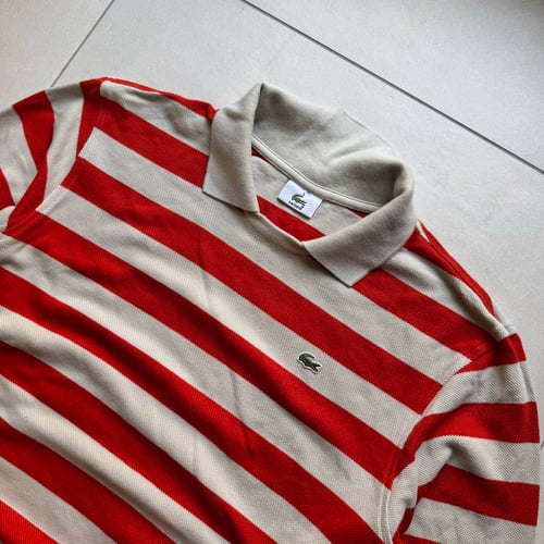Image of Lacoste Collared Sweatshirt, Size Large