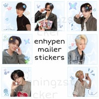 Enhypen: Blue Mailer Stickers