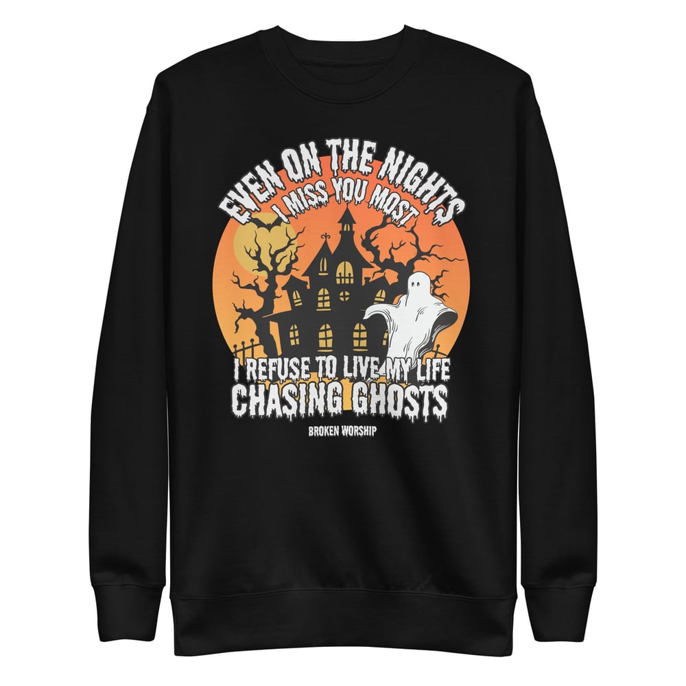 Image of Chasing Ghosts Halloween Sweater - Haunted Ghost