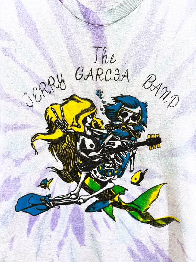 Rare Jerry Garcia Band 1993 Fall Tour Lot T-Shirt - Fits L (long)