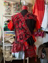 Image 5 of amor dress-blazer tartán