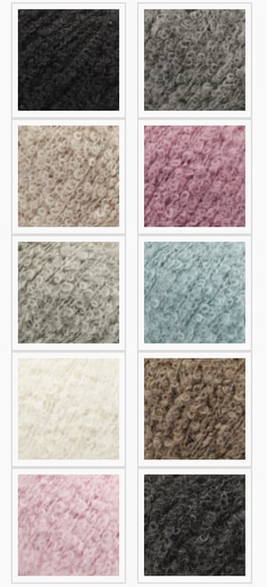 Image of Boucle Pixie Bonnet with Pom + Wrap option