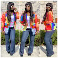 Orange Blazin blazer